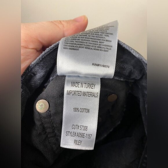 AGOLDE Riley High Rise Straight Leg Crop Jeans - Picture 8 of 9